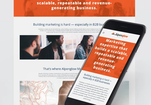 Alpenglow Marketing Website Design