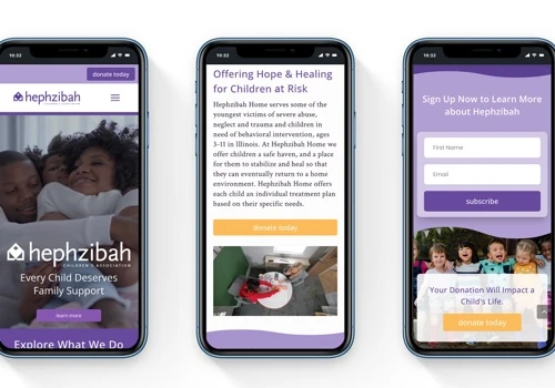 Hephzibah Website Redesign & Development