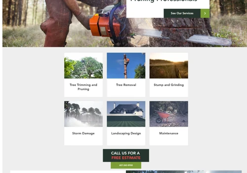 Client Website - Paul Esposito Tree Service