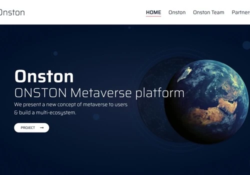 ONSTON Token Metaverse Platfrom