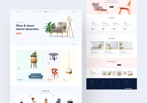 Furniture eCommerce Web Design