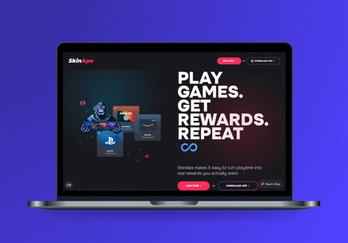SkinApe Web – Gamers Rewards Platform