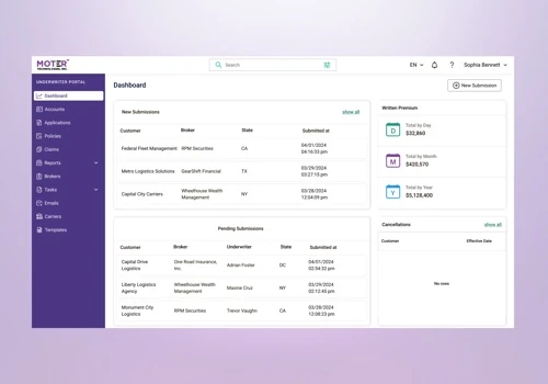 MOTER Underwriter Portal
