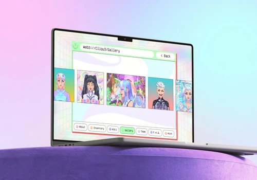 Cliqu3 - NFT collection Website