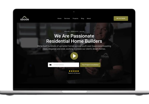 Abode Construction Website & SEO