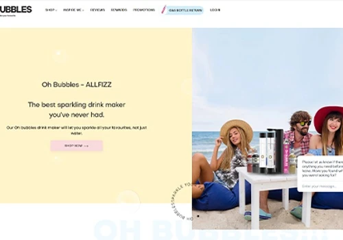 Oh Bubbles Website (Shopify)