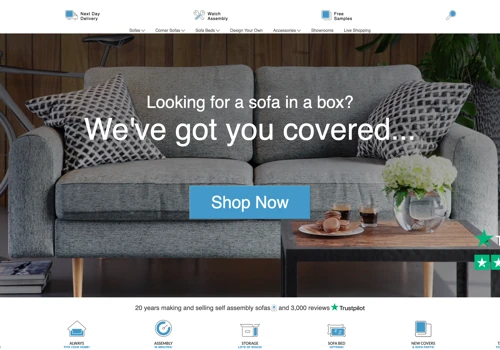 Furniture manufacturer commercial website