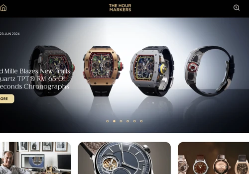 Custom development of a Luxury Watch Blog Website