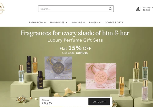 Body Cupid - Custom eCommerce website