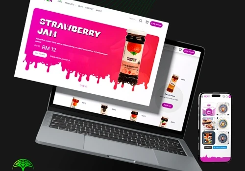 Custom web design and UI/UX