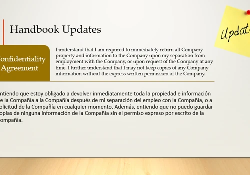 Employee Handbook Creation and Updates