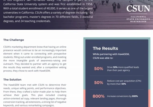Project with California State University