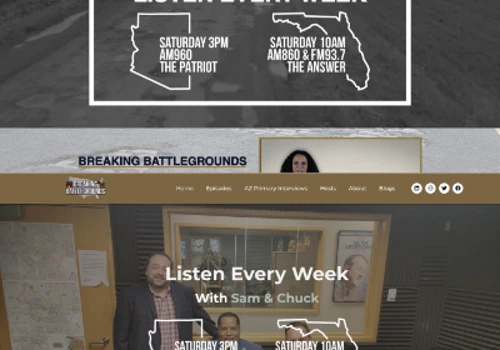 SEO and Website Design  for Breaking Battlegrounds