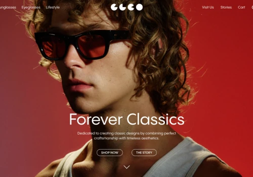 A stylish Shopify re-platform for an eyewear brand