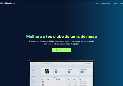 HelloTableTennis / WEB Portal