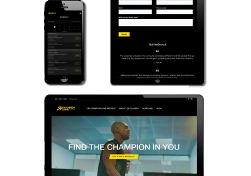Champion Zone Fitness Website & Marketing