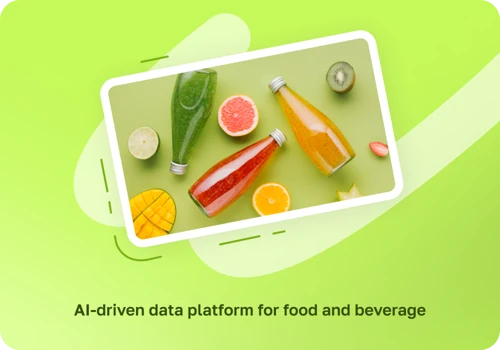 AI-driven data platform for food and beverage
