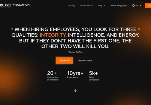 Polygraph High Converting Landing Page | Branding