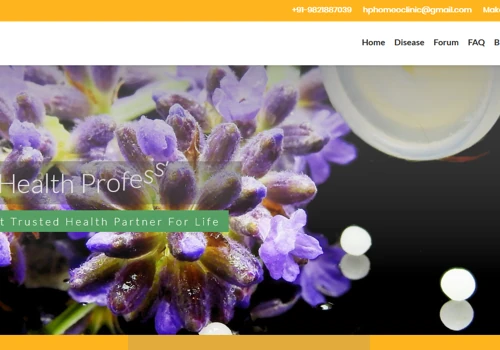 Homeopathy Doctor Website