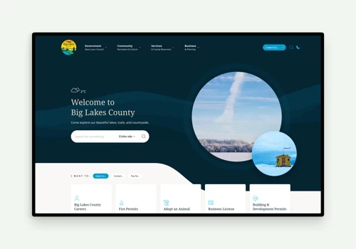 Website, UX, & Accessibility for Big Lakes County