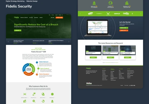 Cyber Security Website Design