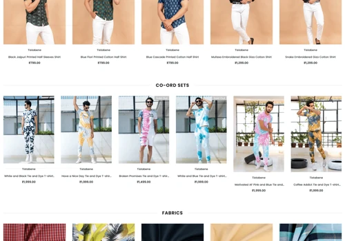 Tistabene Shopify Website Development