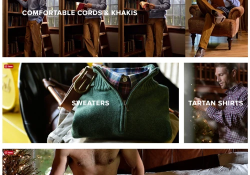 Bills Khakis - E-Commerce Development