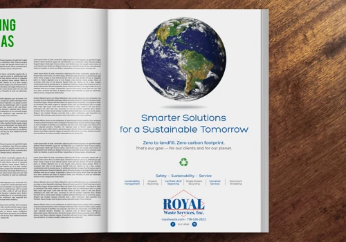 Sustainability Ad - Royal Waste Services