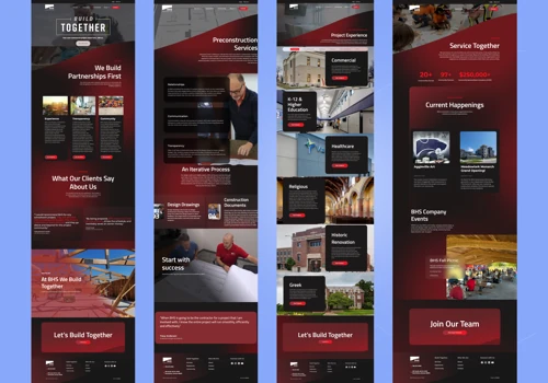 BHS Construction - Transfer Figma to Elementor