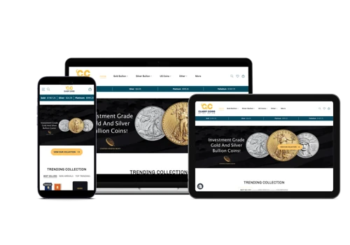 Classy Coins Shopify Website