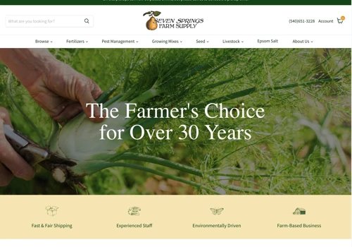 Seven Springs Farm Supply Theme Update