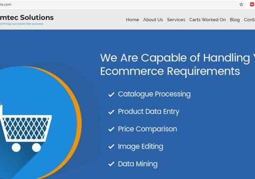 Product Listing Services Website