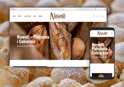 Niewelt 1937 - Bakery website with their shops map