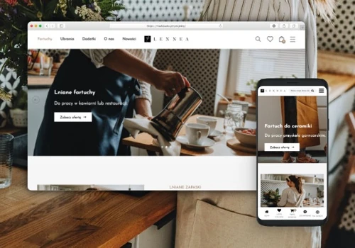 Clean Prestashop store with linen clothes