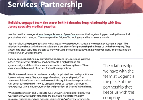 Honesty & Communication Drive 20-year Partnership
