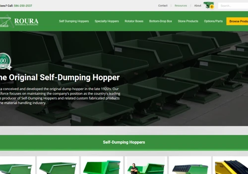 A Competitive Site for Roura Material Handling
