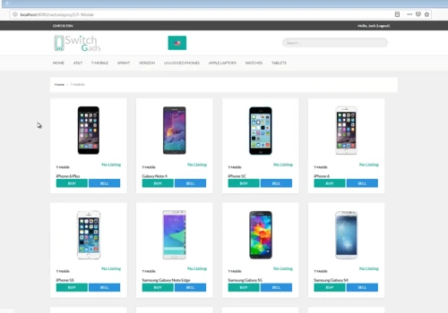 Online platform to sell and buy mobile devices