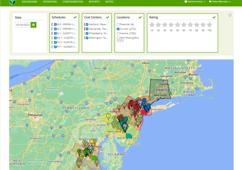 GREEN BOX – Automating logistics Web Platform