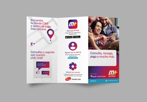 Brochure for Cable & Wireless Panama App