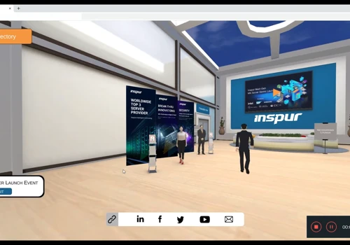 Virtual Exhibition for new server launch