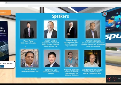 Web VR for speakers
