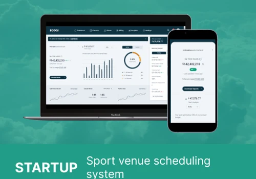 Sport Venue sheduling STARTUP