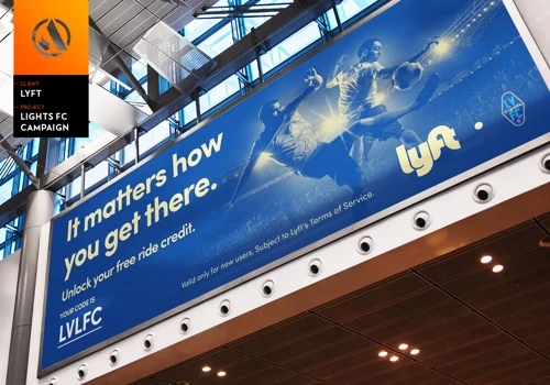 Lyft Billboard Campaign - LightsFC