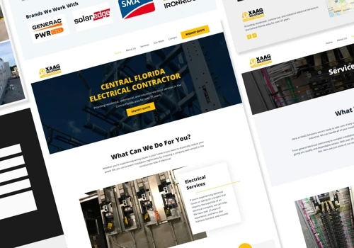 Electrical Contractor Website Design