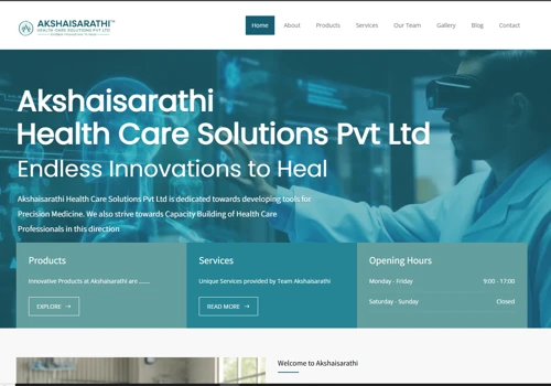 Health Care Solution Website