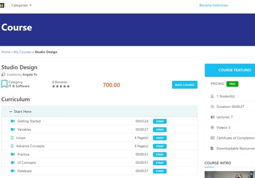 Learning Management Solution