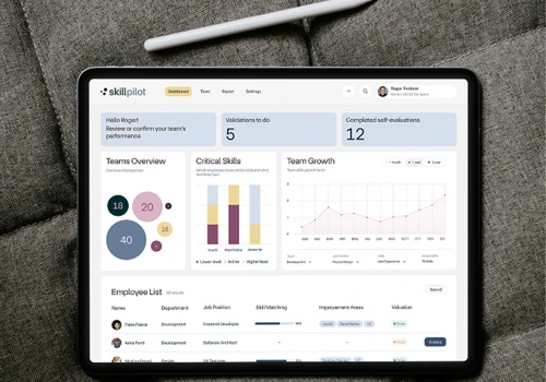 Skillpilot webapp - Branding, UX/UI Design