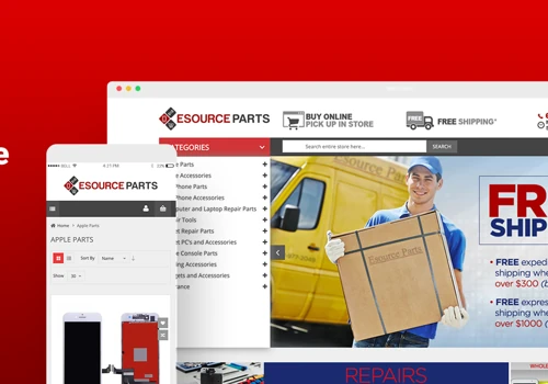 Esource Parts Magento System