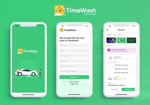 Car Wash Booking Mobile App