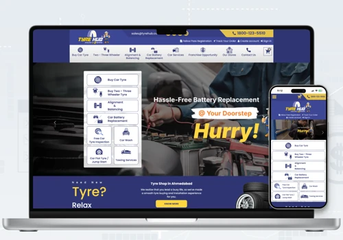 Tyrehub E-Commarce Portal